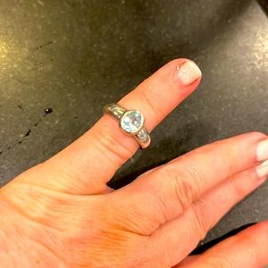 Sterling silver Aquamarine ring